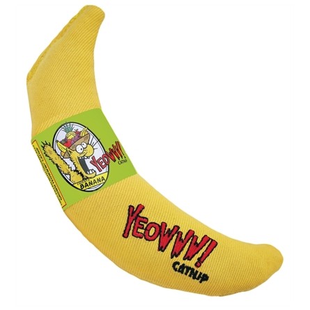Yeowww Banaan Met Catnip