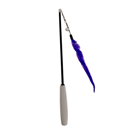 Easypets Uitschuifbare Kattenhengel Worm Paars