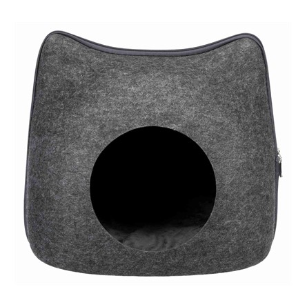 Trixie Relax Iglo Kat Vilt Grijs