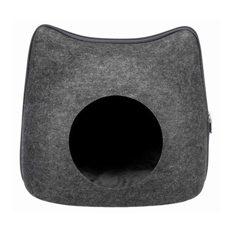 Trixie Relax Iglo Kat Vilt Grijs