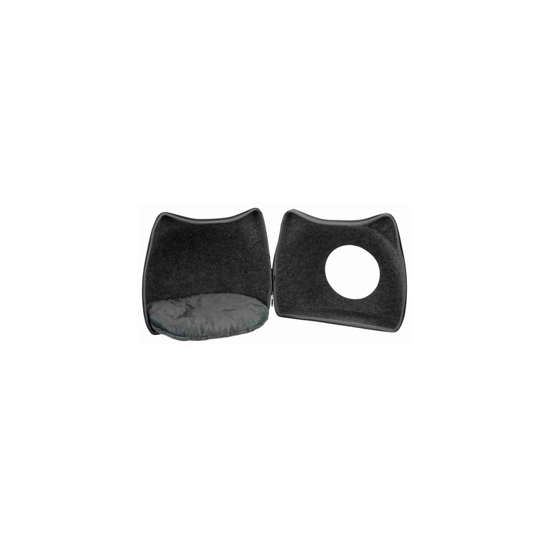 Trixie Relax Iglo Kat Vilt Grijs