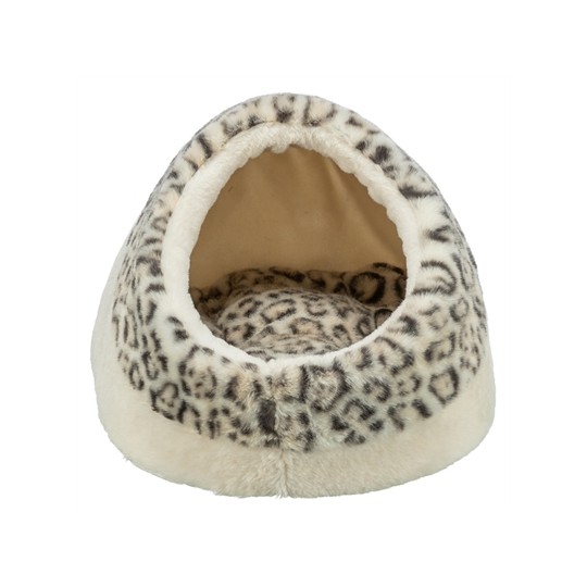 Trixie Kattenmand Iglo Leo  Soft Pluche Creme / Panterprint