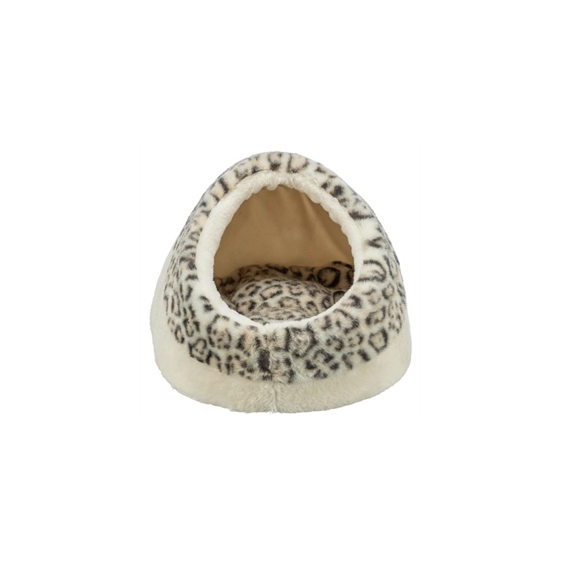 Trixie Kattenmand Iglo Leo  Soft Pluche Creme / Panterprint