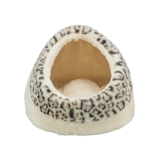 Trixie Kattenmand Iglo Leo  Soft Pluche Creme / Panterprint