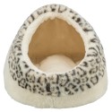 Trixie Kattenmand Iglo Leo  Soft Pluche Creme / Panterprint