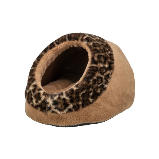 Trixie Kattenmand Iglo Leo  Soft Pluche Bruin / Panterprint