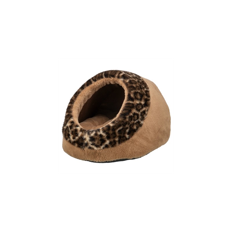 Trixie Kattenmand Iglo Leo  Soft Pluche Bruin / Panterprint