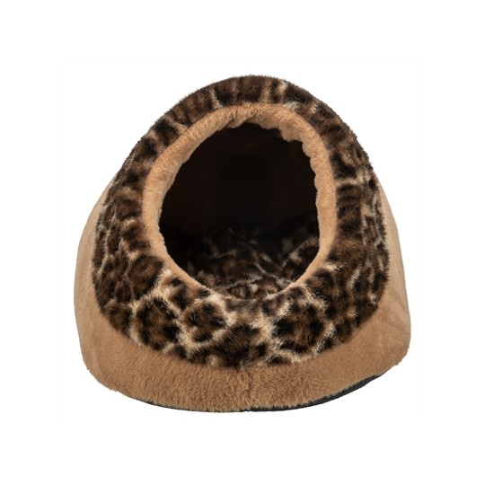 Trixie Kattenmand Iglo Leo  Soft Pluche Bruin / Panterprint