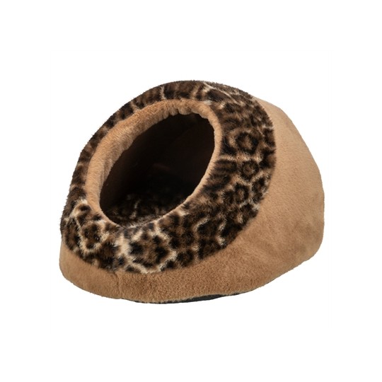 Trixie Kattenmand Iglo Leo  Soft Pluche Bruin / Panterprint