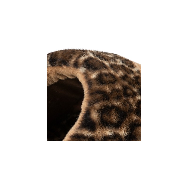 Trixie Kattenmand Iglo Leo  Soft Pluche Bruin / Panterprint