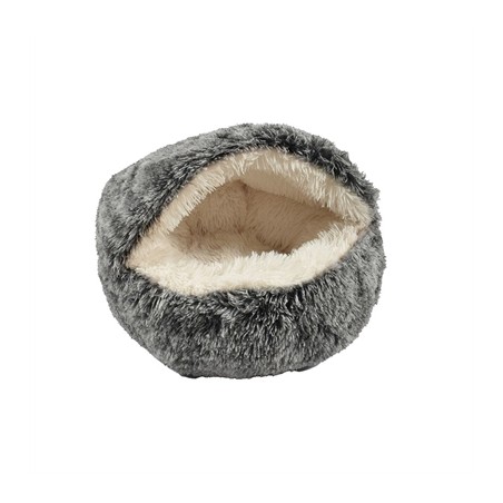 Croci Kattenmand Iglo Gemeleerd Zwart / Wit