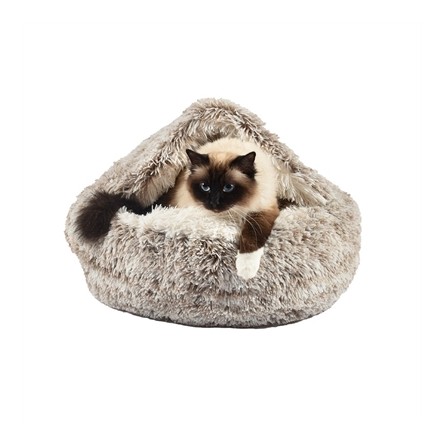 Croci Kattenmand Iglo Gemeleerd Beige / Wit