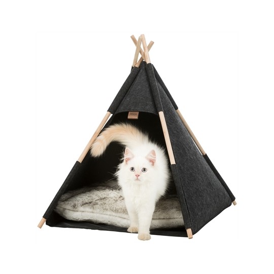 Trixie Kattenmand Tipi Vilt Antraciet
