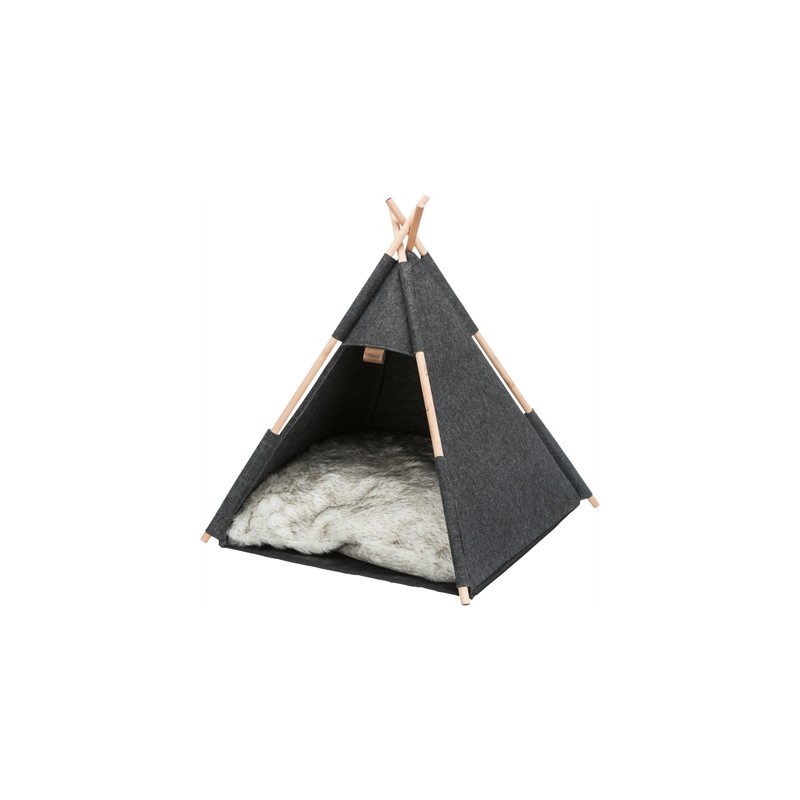 Trixie Kattenmand Tipi Vilt Antraciet