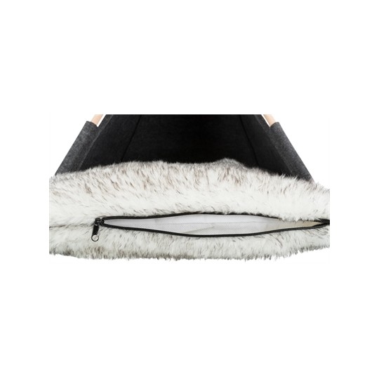 Trixie Kattenmand Tipi Vilt Antraciet