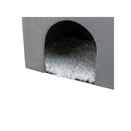 Trixie Kattenhuis Harvey Grijs-Wit / Zwart