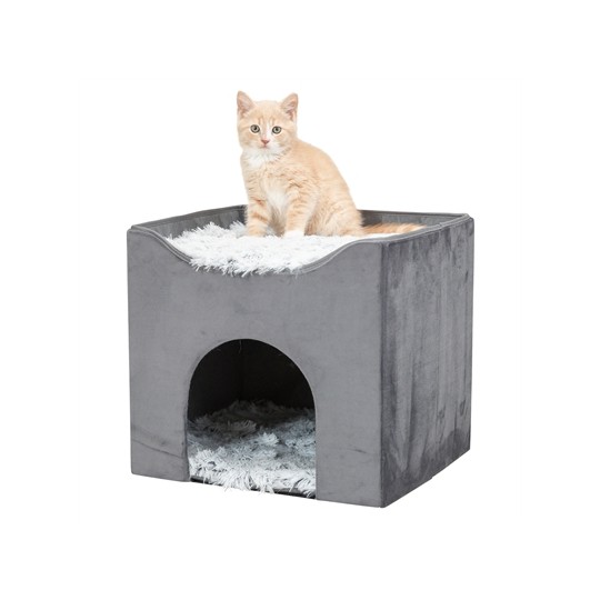 Trixie Kattenhuis Harvey Grijs-Wit / Zwart