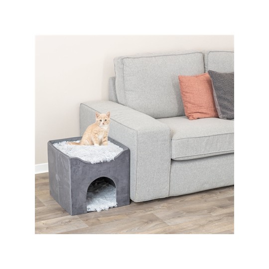 Trixie Kattenhuis Harvey Grijs-Wit / Zwart
