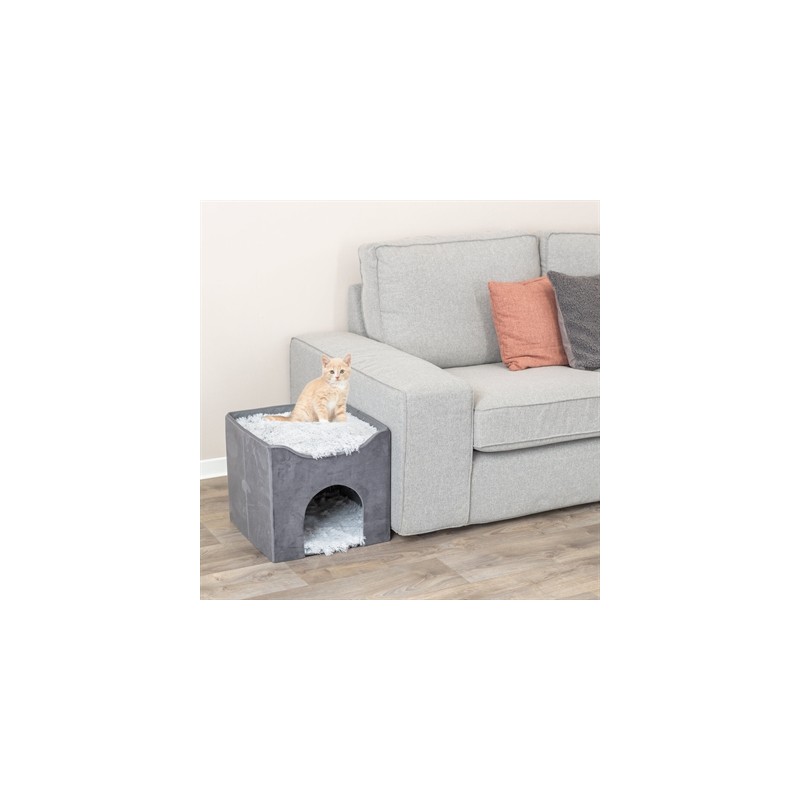 Trixie Kattenhuis Harvey Grijs-Wit / Zwart