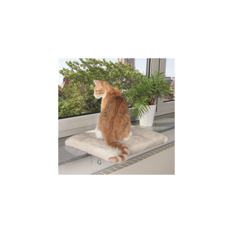 Trixie Kattenmand Plateau Vensterbank Lichtgrijs