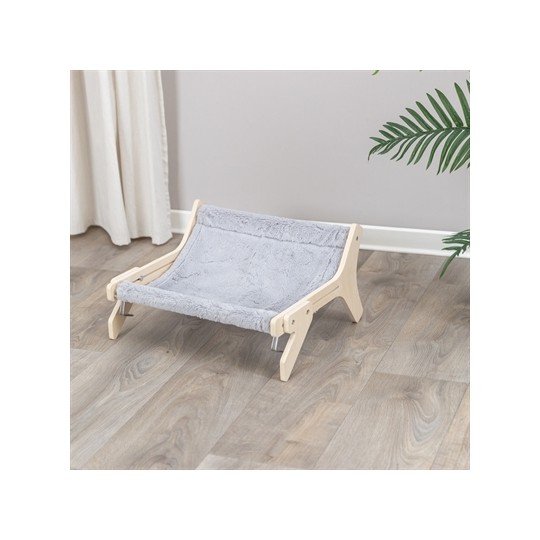 Trixie Hangmat Hout Onbehandeld Grijs