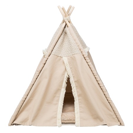 Trixie Kattenmand Tipi Boho Beige