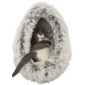 Trixie Kattenmand Iglo Harvey Grijs / Wit-Zwart