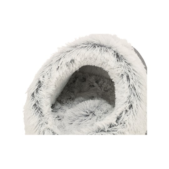 Trixie Kattenmand Iglo Harvey Grijs / Wit-Zwart