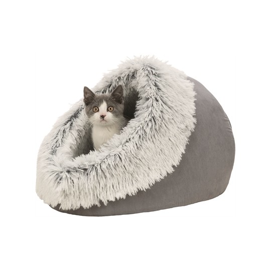 Trixie Kattenmand Iglo Harvey Grijs / Wit-Zwart