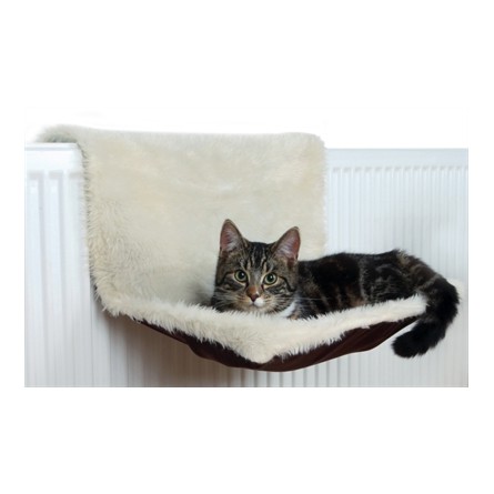 Trixie Radiatorhangmat Pluche / Velours Creme / Bruin