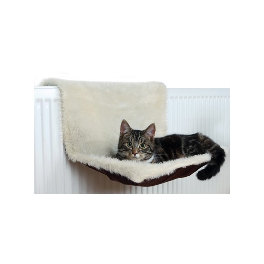 Trixie Radiatorhangmat Pluche / Velours Creme / Bruin