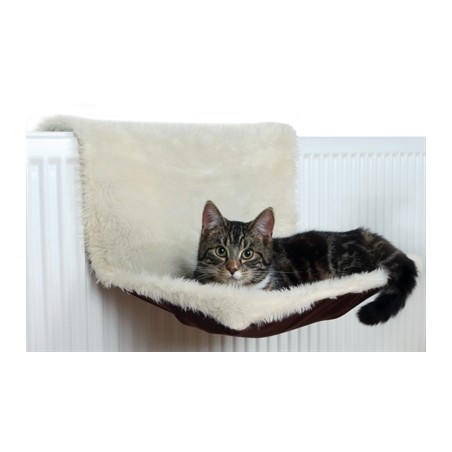 Trixie Radiatorhangmat Pluche / Velours Creme / Bruin