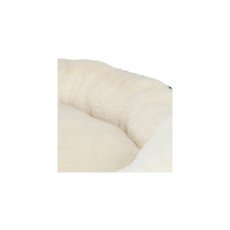 Trixie Hondenmand Leo Soft Rond Pluche Creme / Panterprint