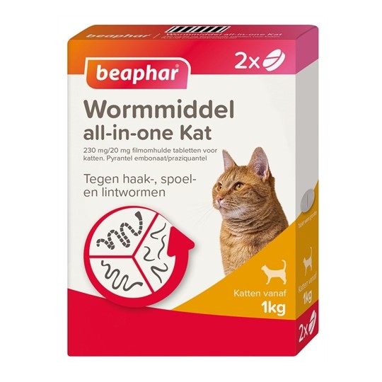 Beaphar Wormmiddel All-In-One Kat
