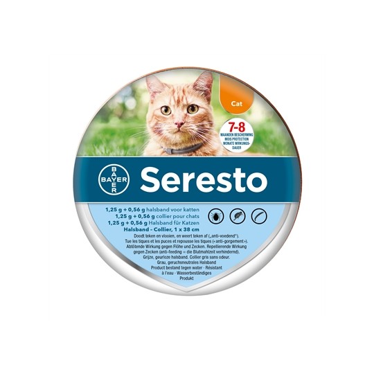 Bayer Seresto Teken- En Vlooienband Kat