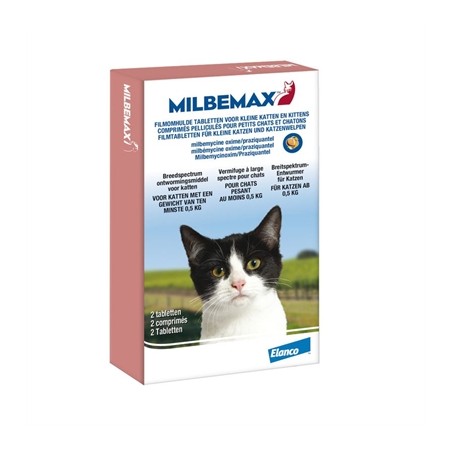 Milbemax Tablet Ontworming Kleine Kat / Kitten 2Tbl