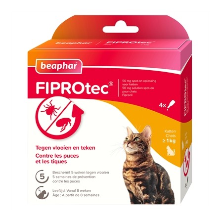 Beaphar Fiprotec Kat Tegen Vlooien & Teken