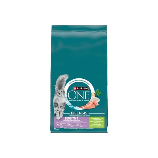 Purina One Sensitive Kalkoen / Rijst