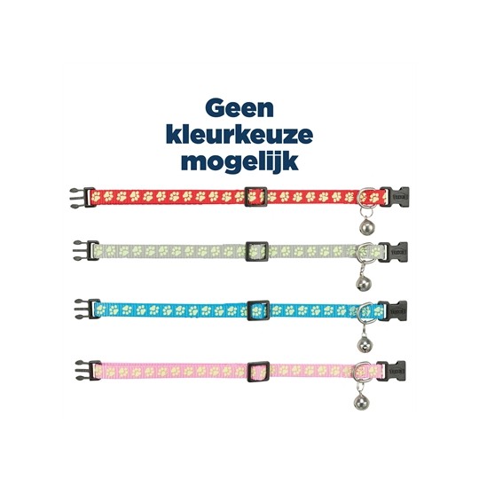 Trixie Halsband Kat Fluoriserend Assorti