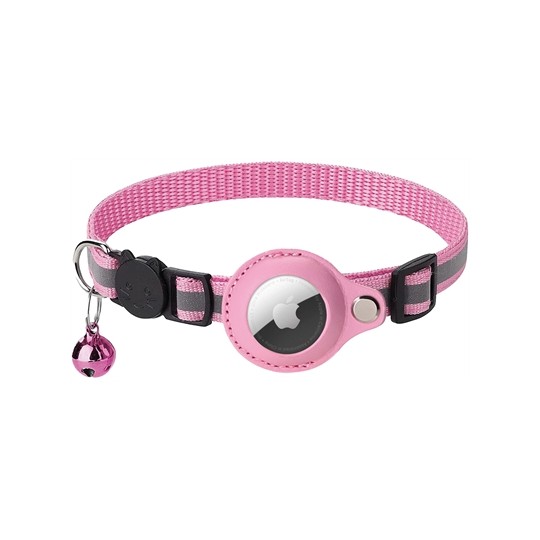 Croci Halsband Kat Met Tag Houder Roze