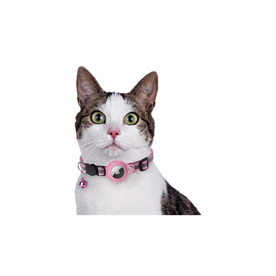 Croci Halsband Kat Met Tag Houder Roze