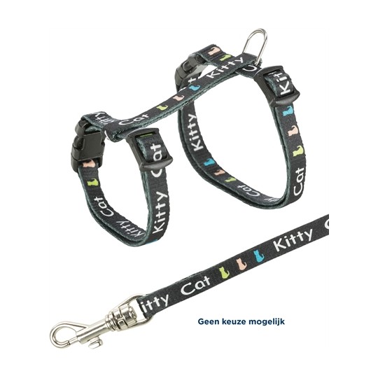 Trixie Kittentuig Junior Met Riem Kitty Cat Assorti
