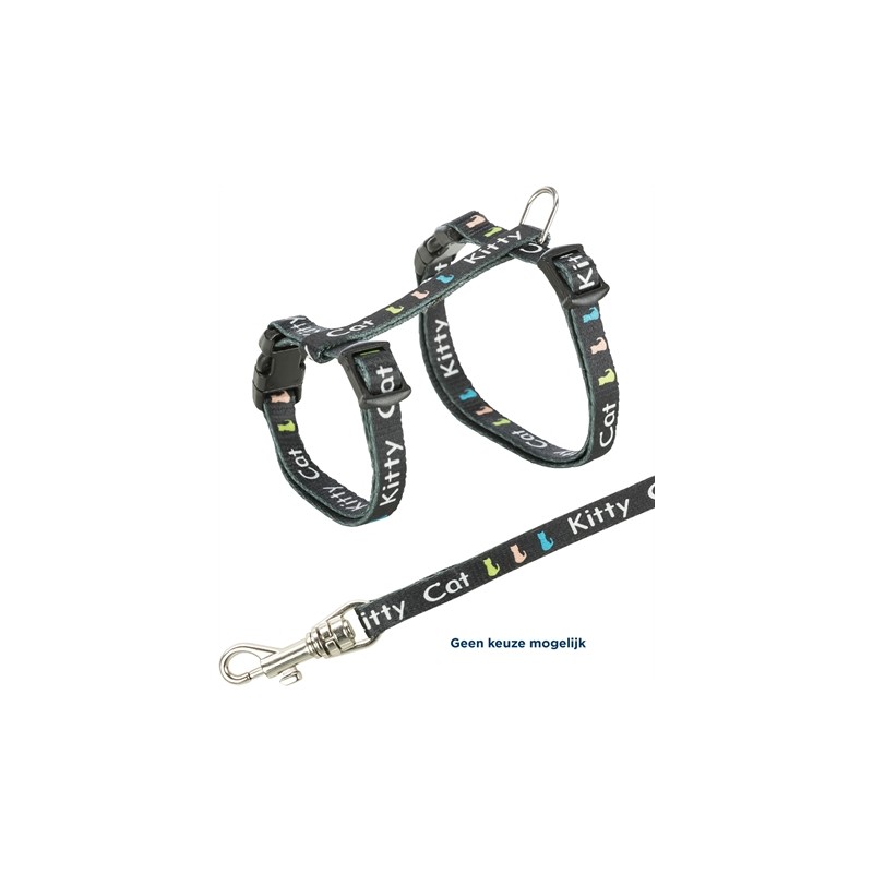 Trixie Kittentuig Junior Met Riem Kitty Cat Assorti