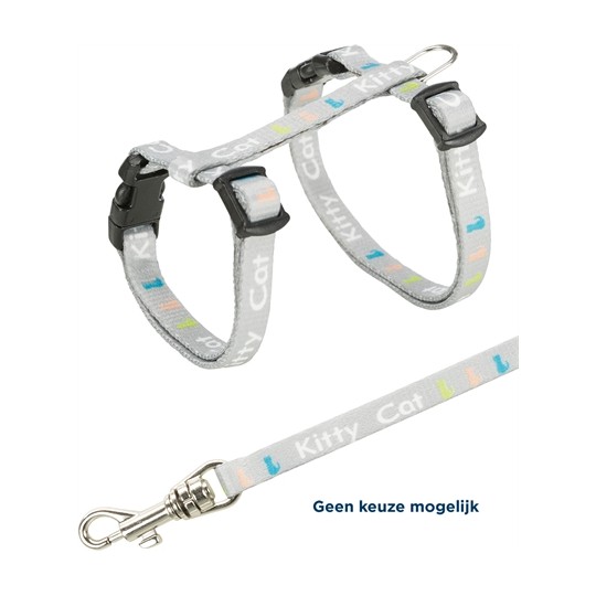 Trixie Kittentuig Junior Met Riem Kitty Cat Assorti