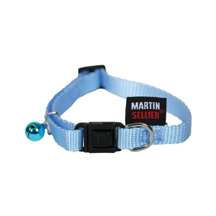 Martin Kattenhalsband Nylon Uni Blauw