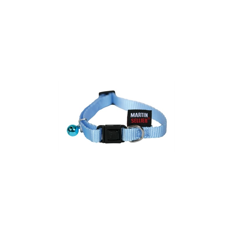 Martin Kattenhalsband Nylon Uni Blauw