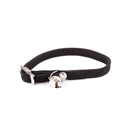 Martin Halsband Kat Elastisch Nylon Zwart