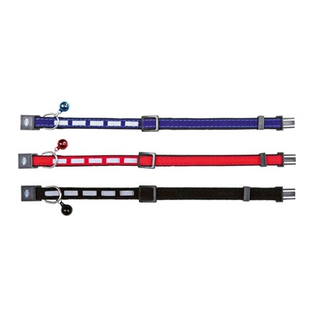 Trixie Halsband Kat Safer Life Fluweel Reflecterend Assorti