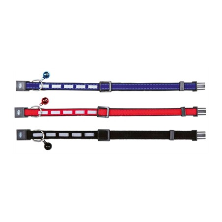 Trixie Halsband Kat Safer Life Fluweel Reflecterend Assorti