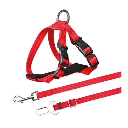 Trixie Kattentuig Voor In De Auto Rood